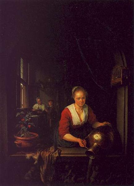 Gerrit Dou Maidservant at the Window oil painting picture